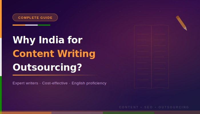 Why Outsource Content Writing to India
