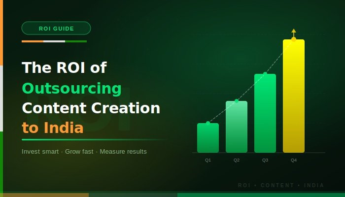 ROI of Outsourcing Content Creation to India