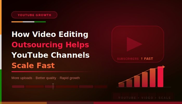 How Video Editing Outsourcing Helps YouTube Channels Scale Fast